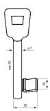 Buntbartschlssel 4SW (Schulte Schlagbaum)