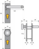 Abus Schutzbeschlag KFG - rund