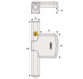 Elegante Fenstersicherung FTS206